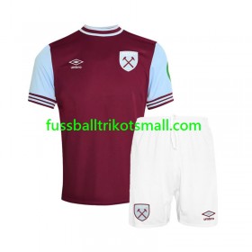 Fußballtrikots West Ham United Kinder 2024-2025 Kurzarm Heimtrikotsatz kaufen